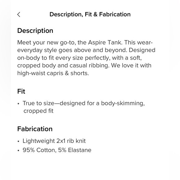 LIKE NEW- Alo Aspire Tank in Seashell Blue (S) - Picture 2 of 8